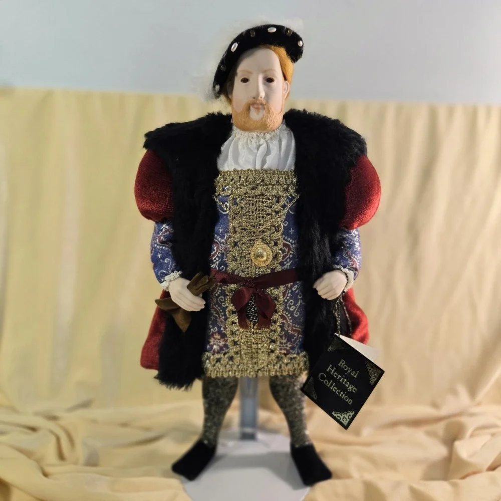 King Henry VIII Brenda Price 14 in. Royal Heritage Doll w/ Box & Stand 1996 #472